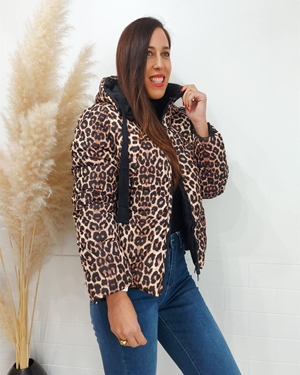 ABRIGO REVERSIBLE NEGRO - Imagen 1