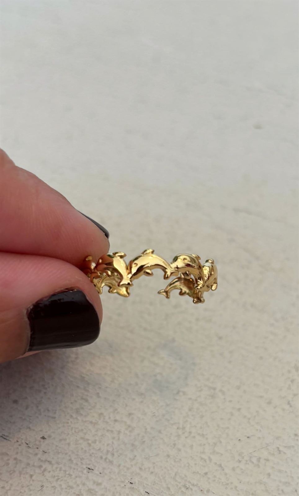 ANILLO ACERO DELFINES - Imagen 2