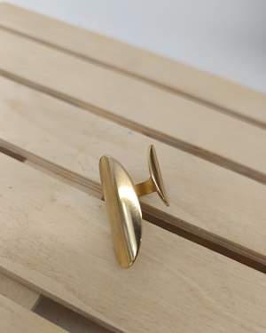 ANILLO ACERO DORADO - Imagen 1