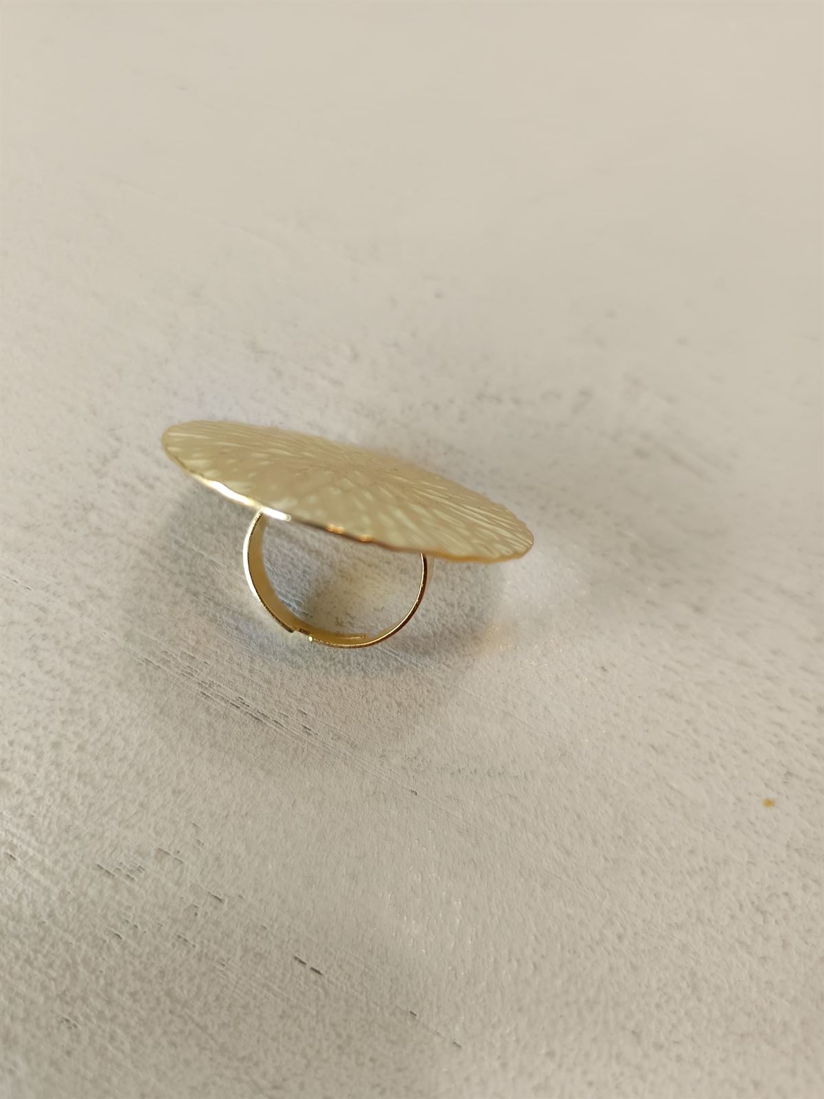 ANILLO ACERO DORADO - Imagen 2