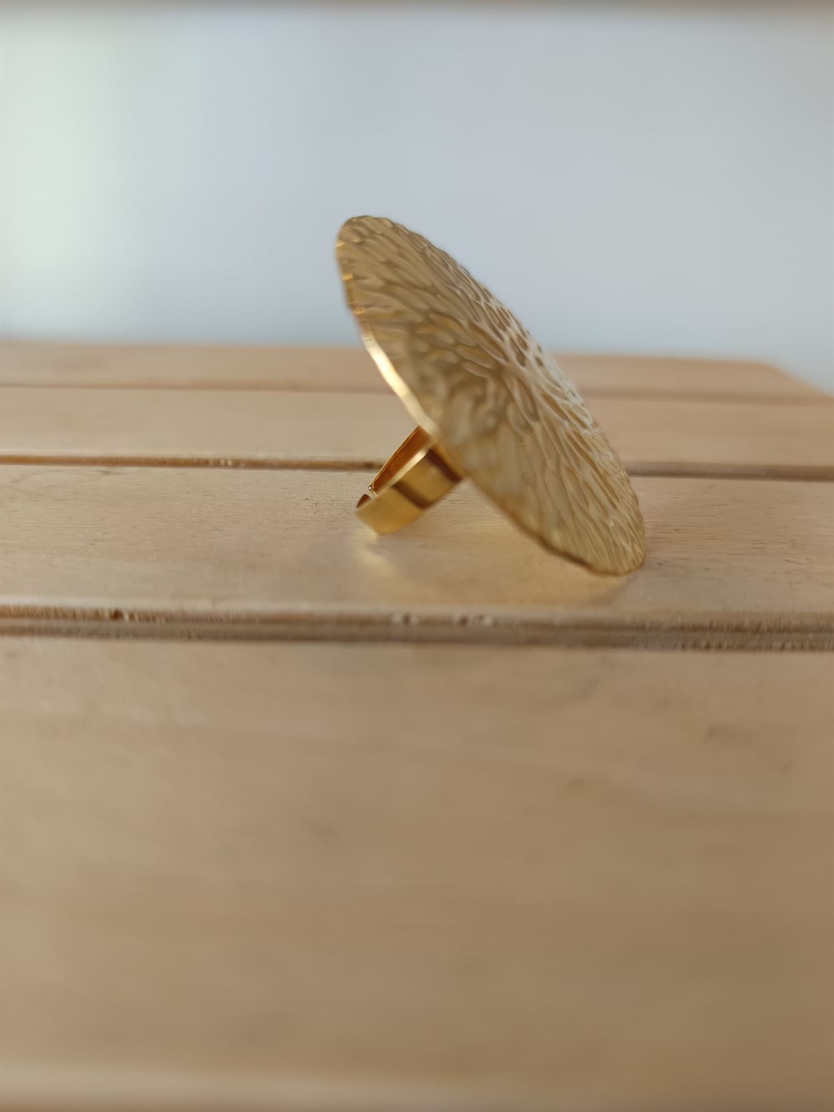 ANILLO ACERO DORADO - Imagen 3