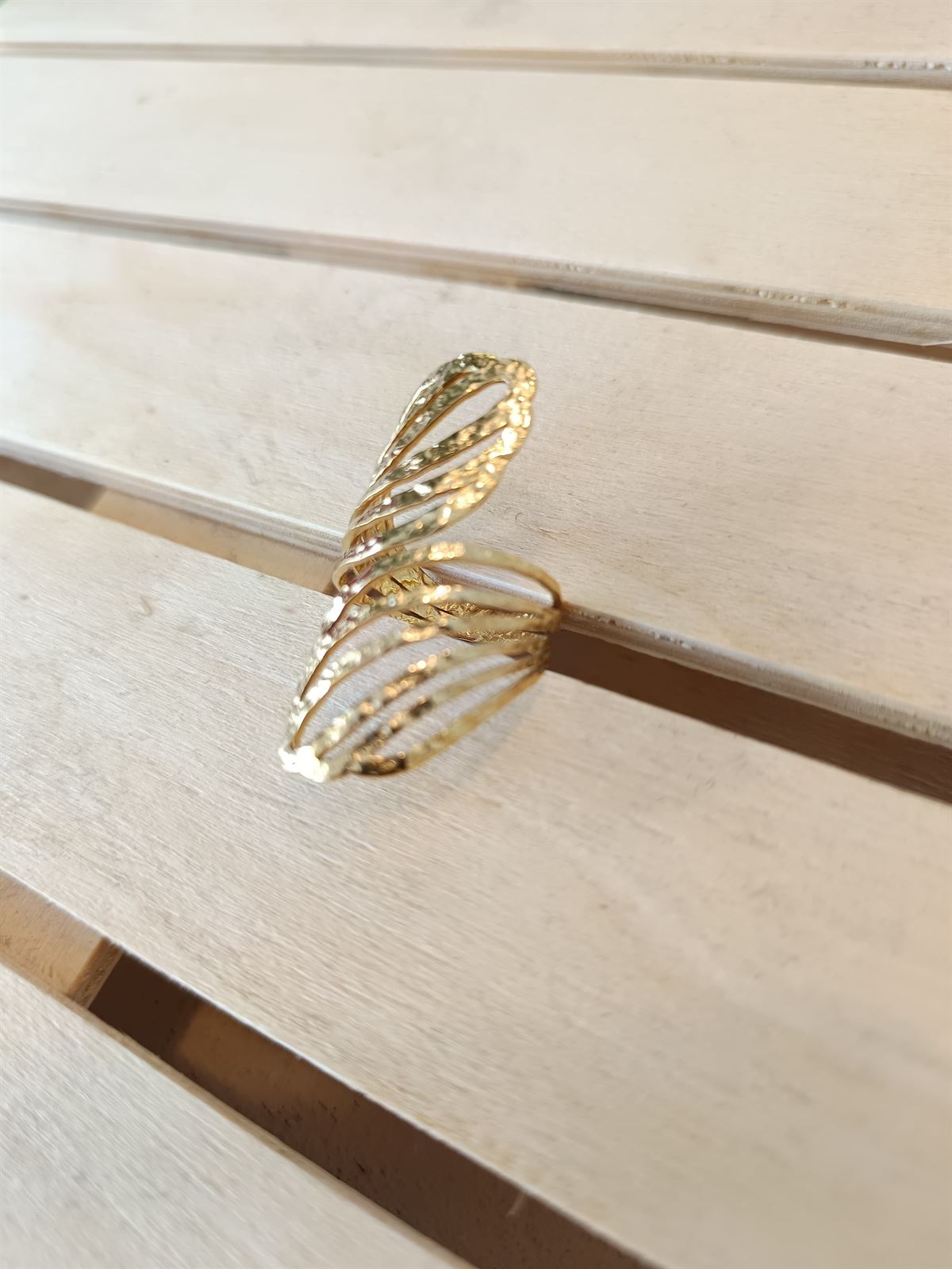 ANILLO ACERO DORADO - Imagen 2
