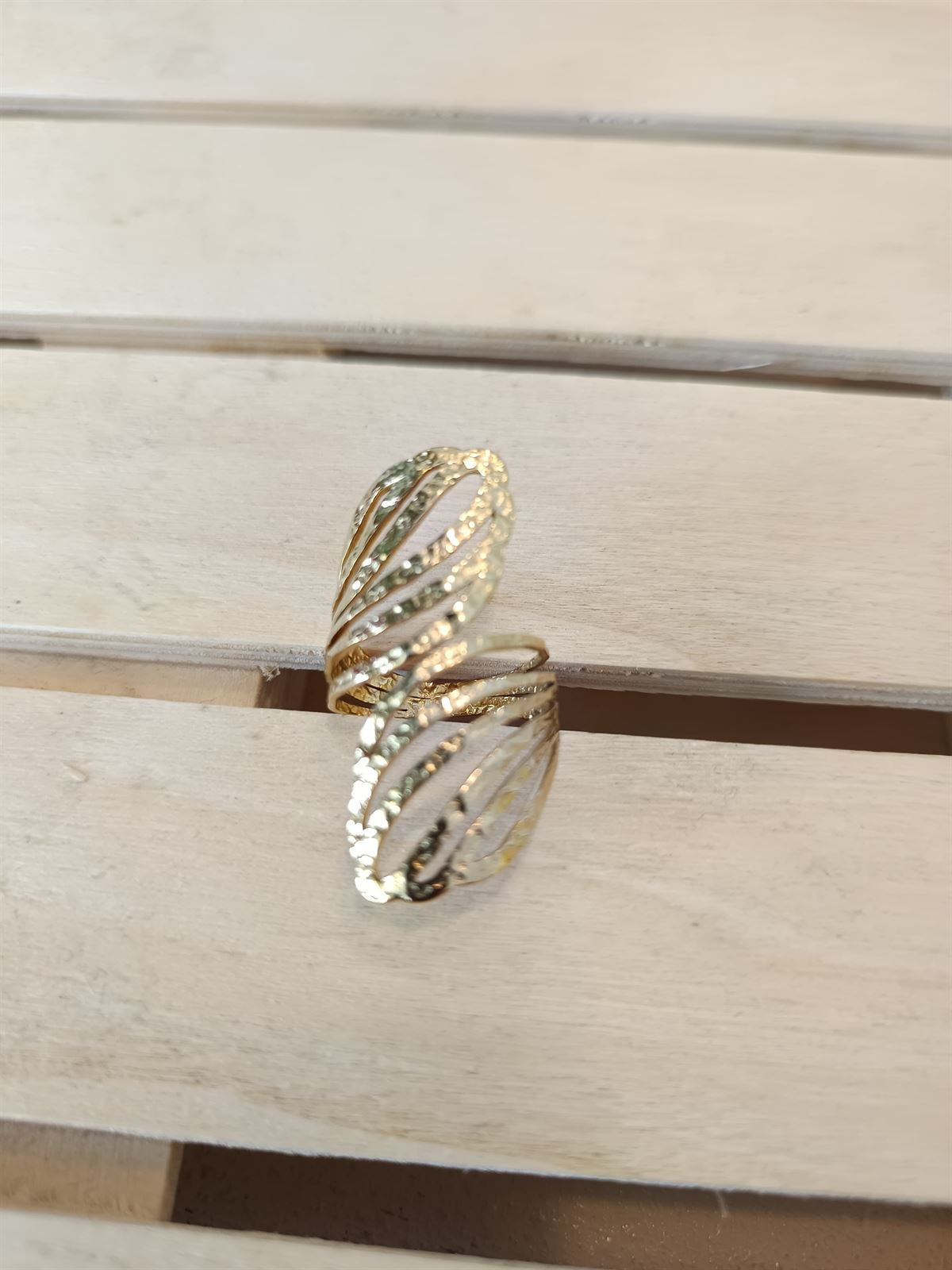 ANILLO ACERO DORADO - Imagen 4