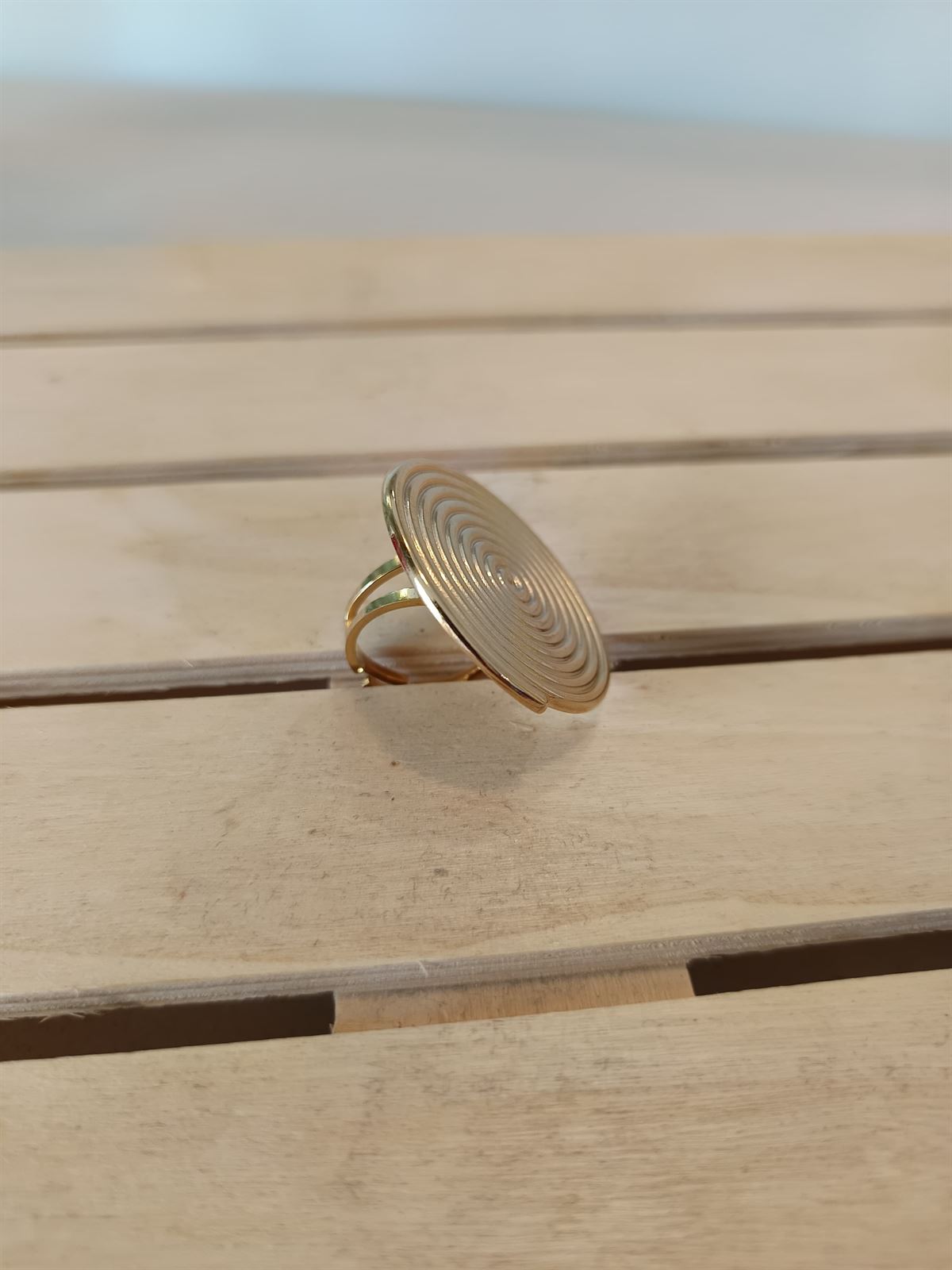 ANILLO ACERO DORADO - Imagen 3