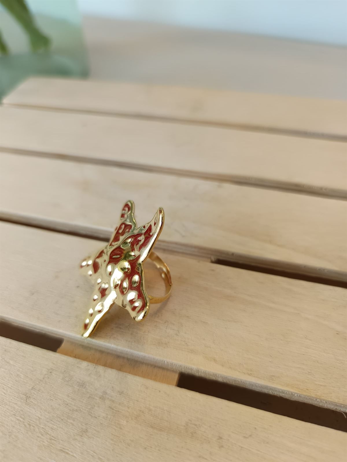 ANILLO ACERO DORADO - Imagen 2