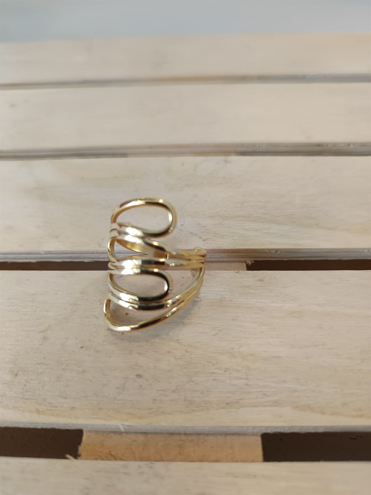 ANILLO ACERO DORADO - Imagen 2