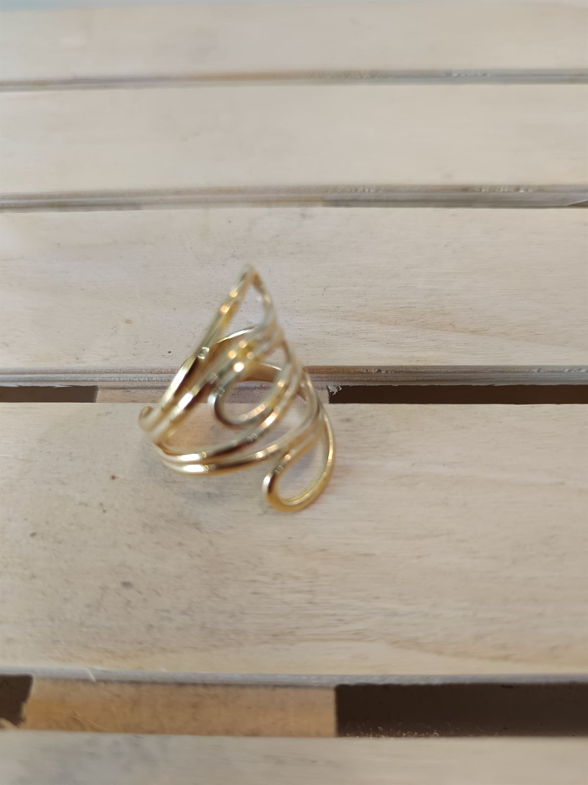 ANILLO ACERO DORADO - Imagen 3