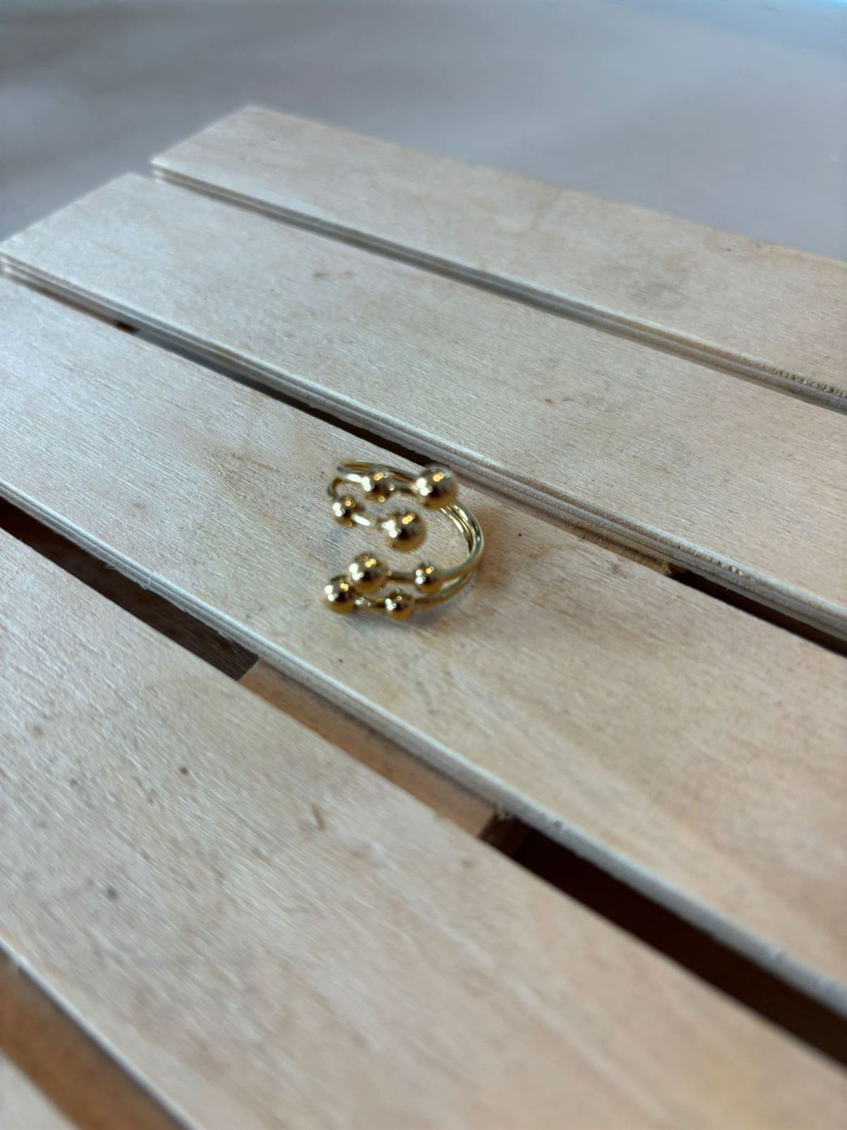 ANILLO ACERO DORADO - Imagen 4