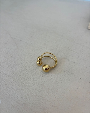 ANILLO ACERO DORADO - Imagen 1