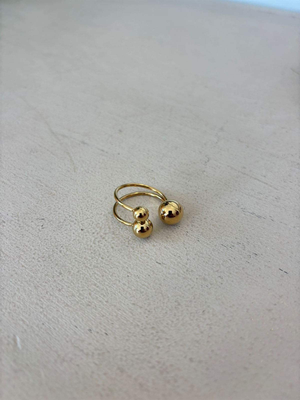 ANILLO ACERO DORADO - Imagen 2