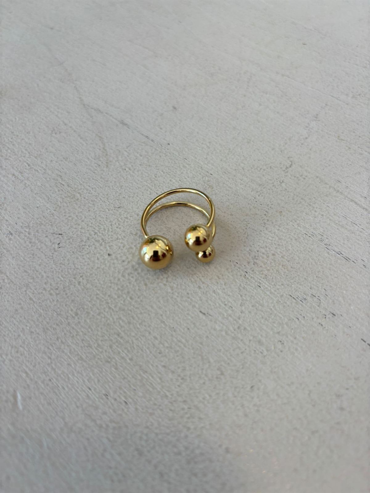 ANILLO ACERO DORADO - Imagen 4