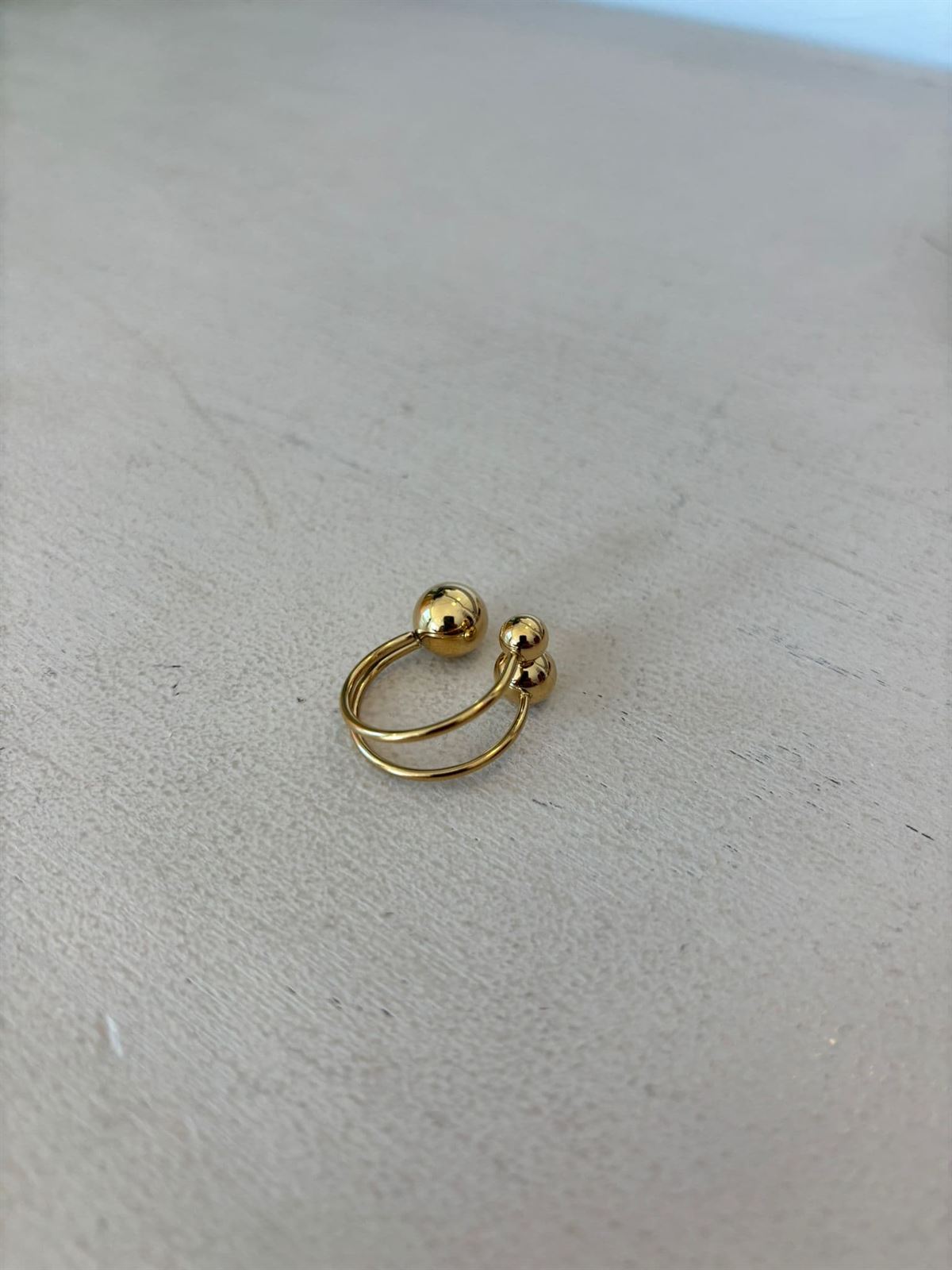 ANILLO ACERO DORADO - Imagen 5