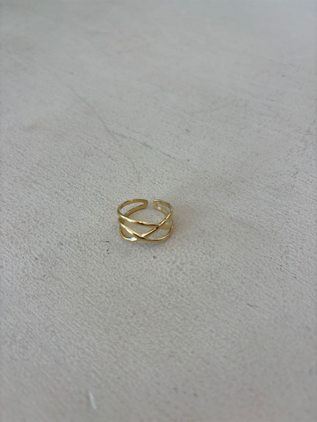 ANILLO ACERO DORADO - Imagen 2