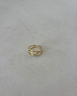 ANILLO ACERO DORADO - Imagen 2