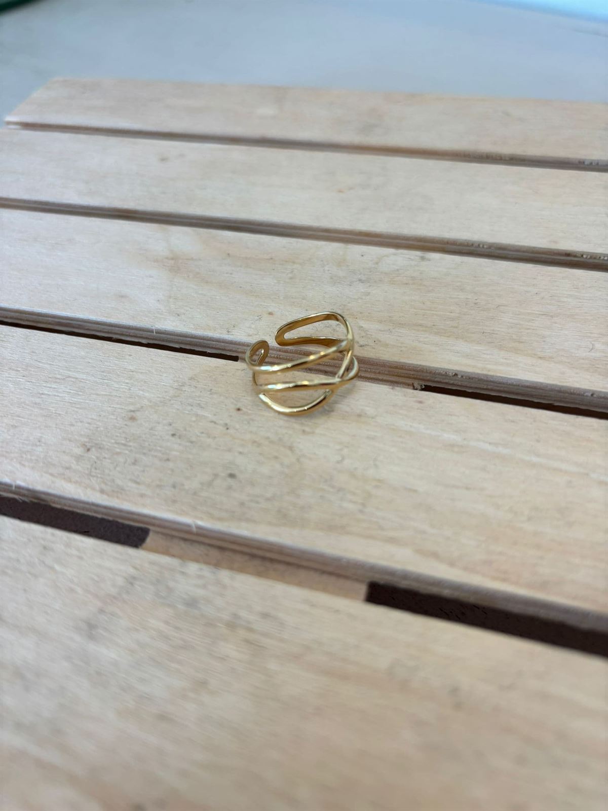 ANILLO ACERO DORADO - Imagen 3