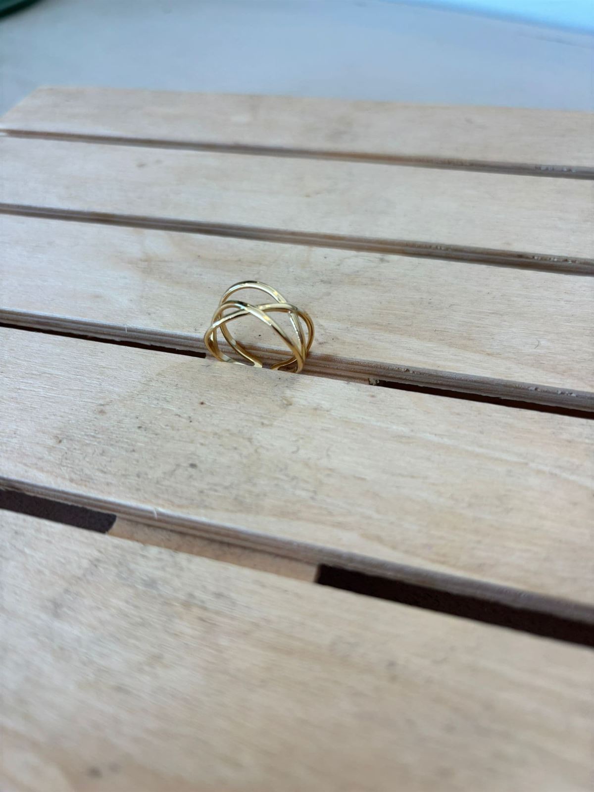 ANILLO ACERO DORADO - Imagen 4