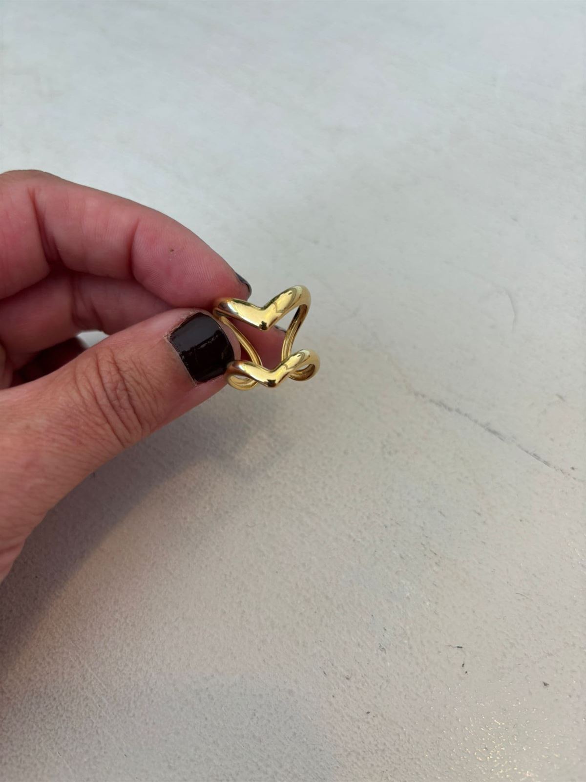 ANILLO ACERO DORADO - Imagen 4