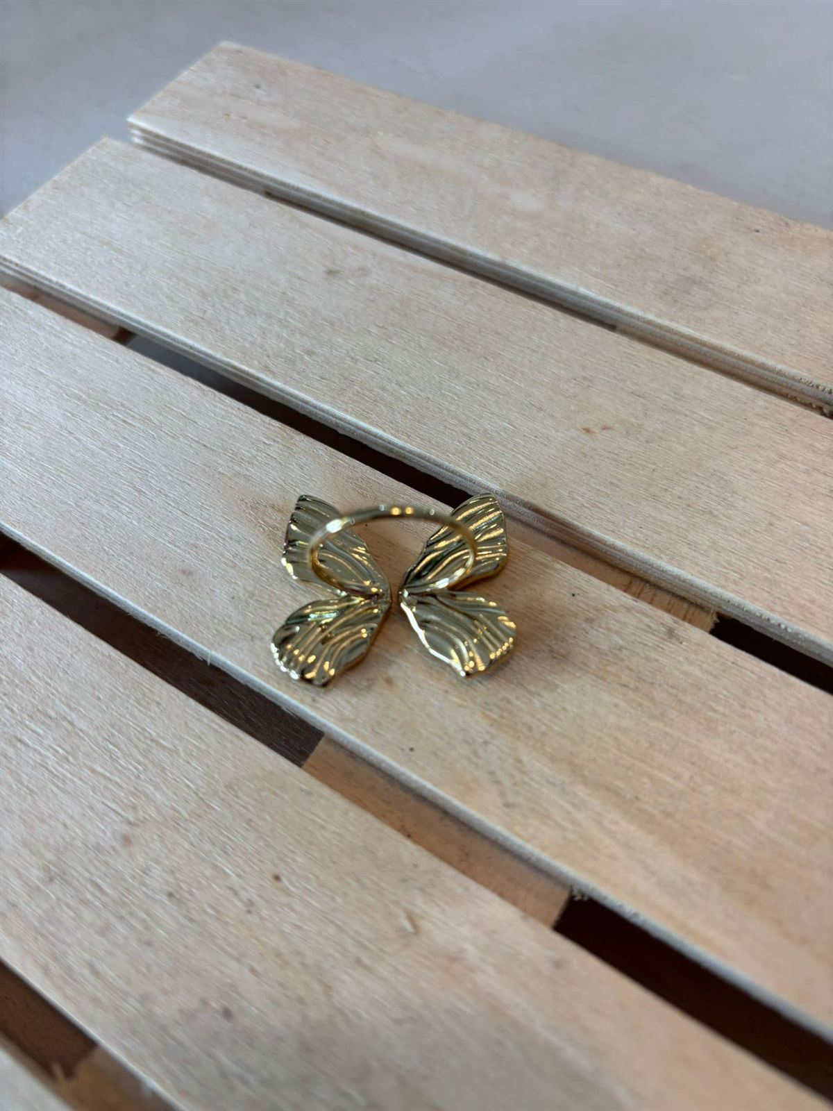 ANILLO ACERO MARIPOSA - Imagen 3