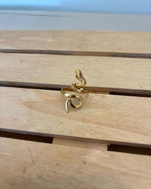 ANILLO ACERO SERPIENTE - Imagen 1