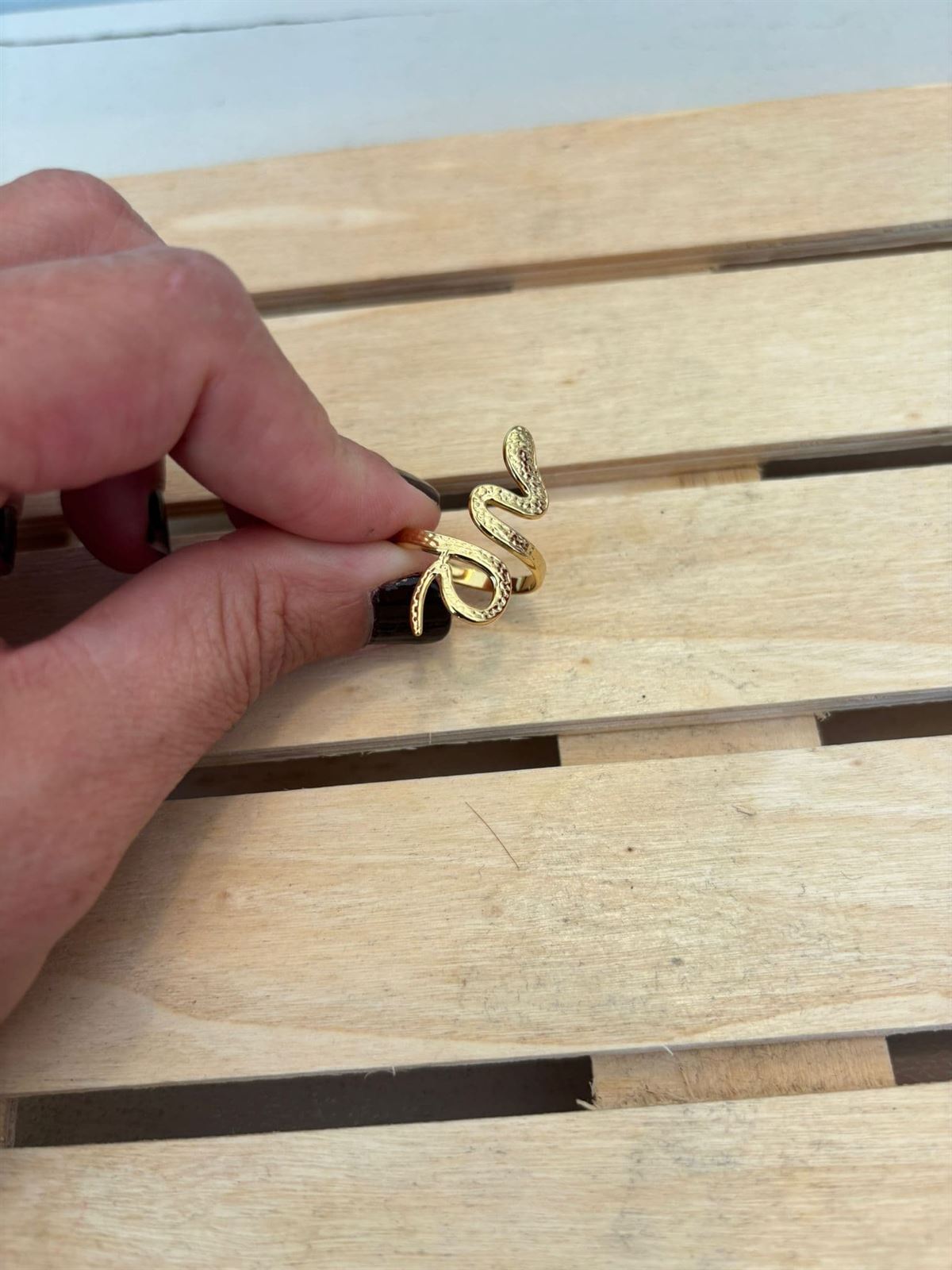 ANILLO ACERO SERPIENTE - Imagen 2