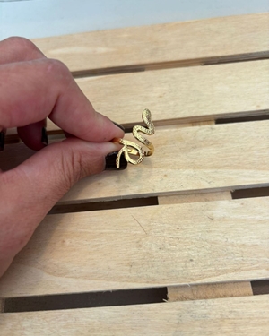 ANILLO ACERO SERPIENTE - Imagen 2