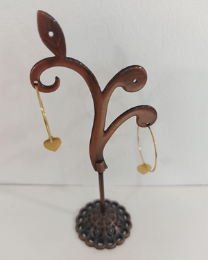 ARO ACERO DORADO CORAZON - Imagen 2