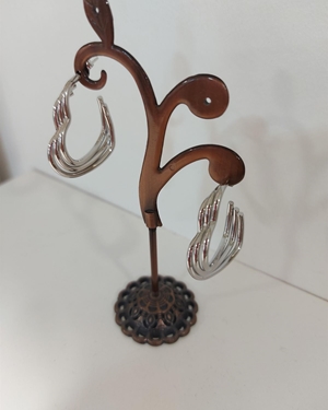 ARO CORAZÓN ACERO PLATEADO - Imagen 1