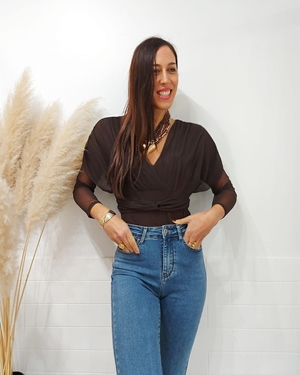 BODY TUL CHOCOLATE - Imagen 1