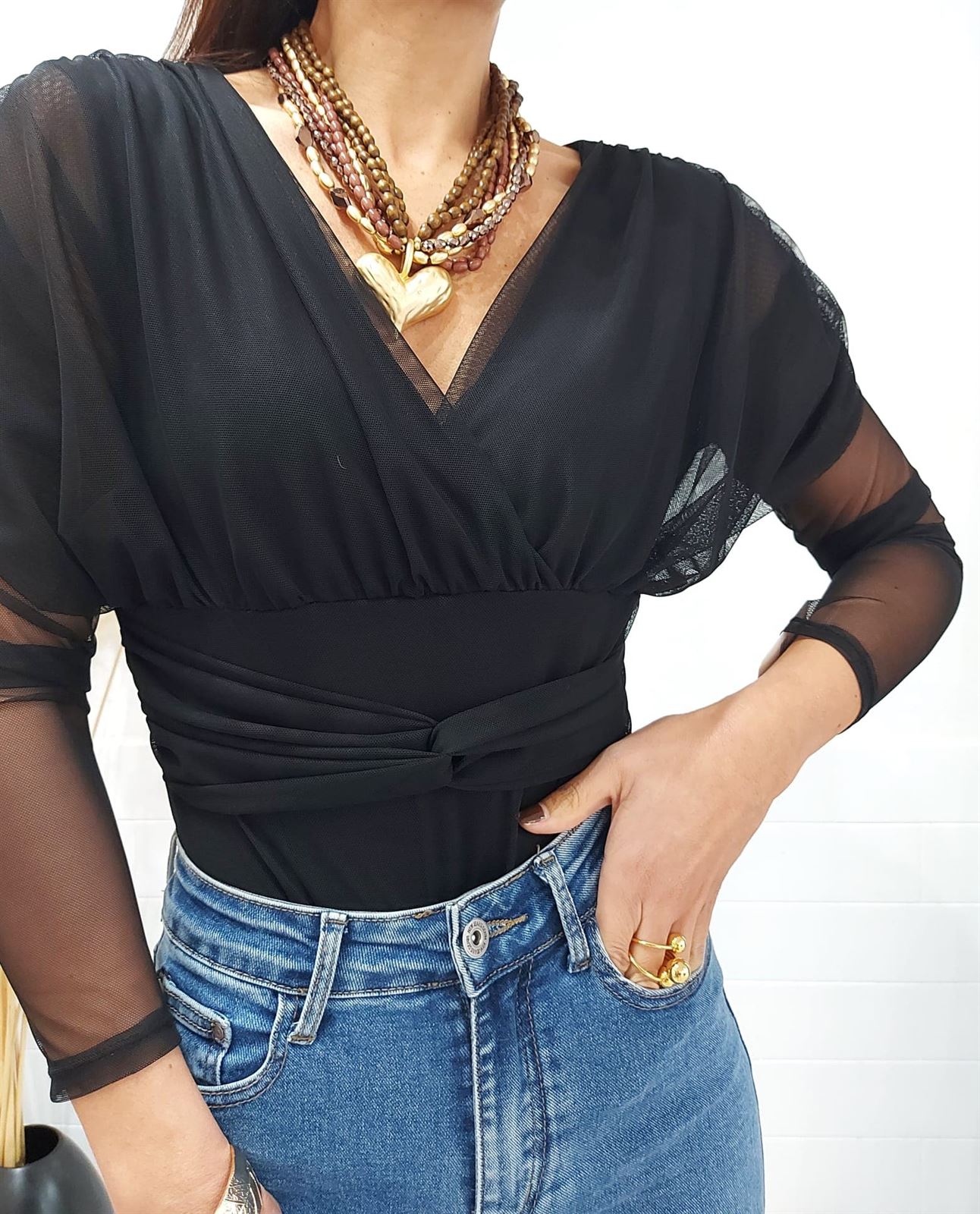 BODY TUL NEGRO - Imagen 2