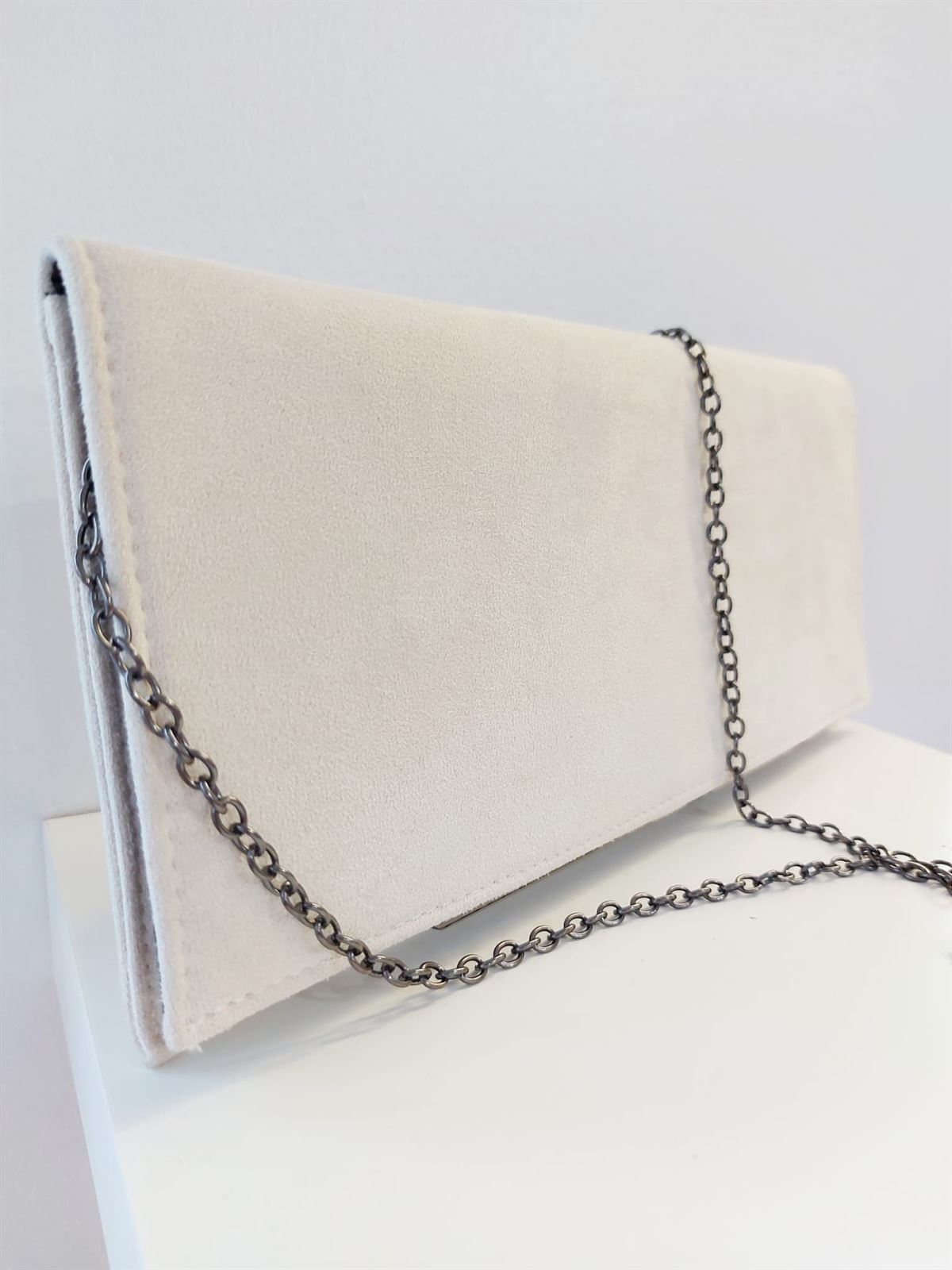 BOLSO CADENA BEIGE - Imagen 1