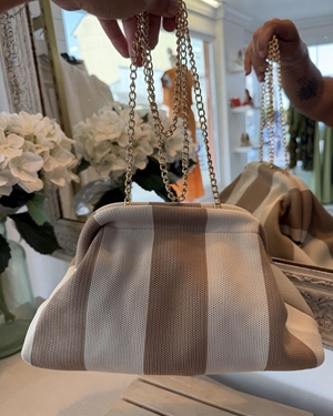 BOLSO RAYAS CAMEL - Imagen 2
