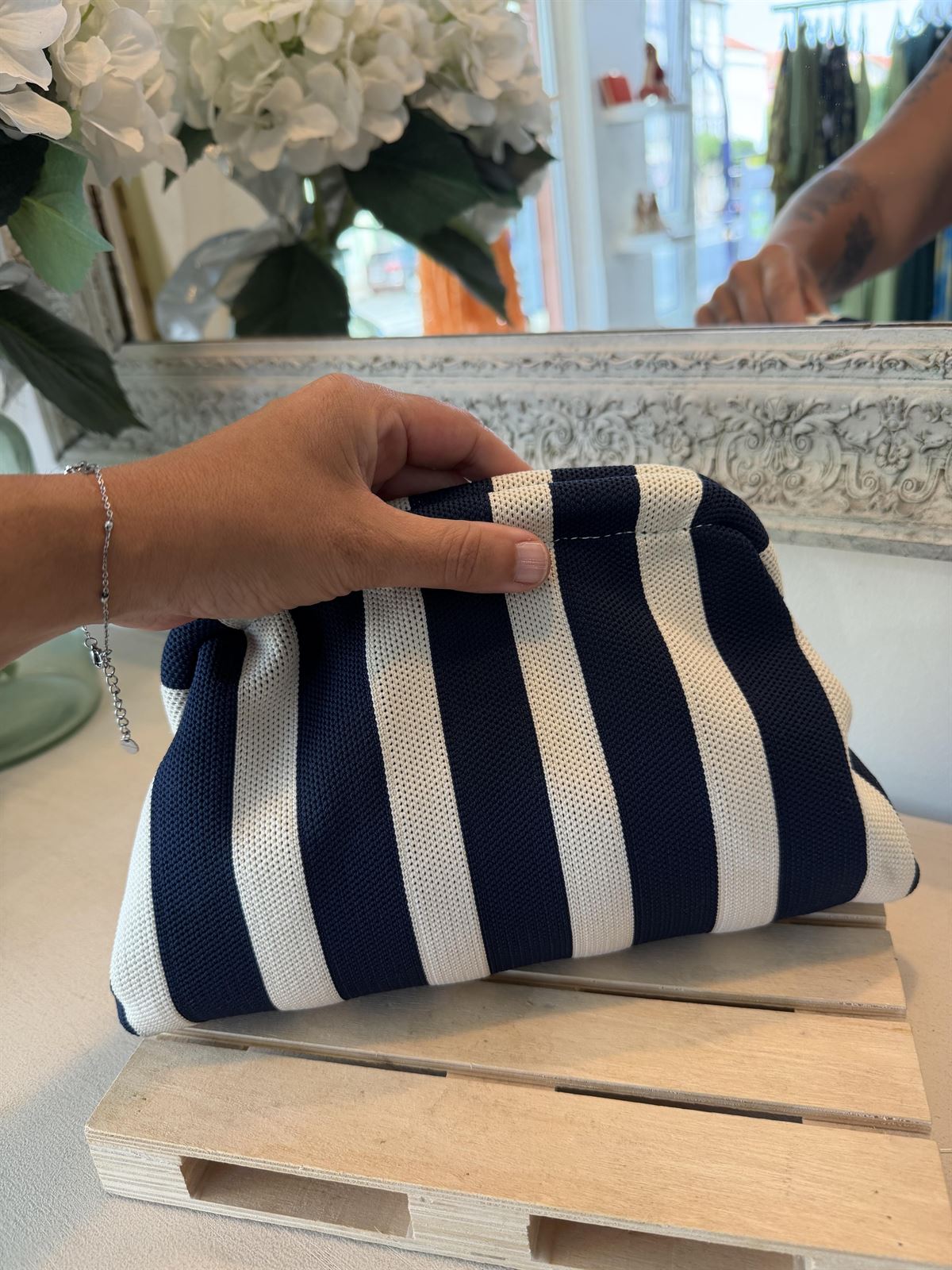 BOLSO RAYAS MARINO - Imagen 3