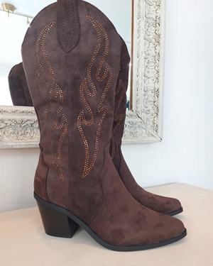 BOTA COWBOY CHOCOLATE - Imagen 1