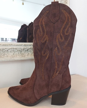 BOTA COWBOY CHOCOLATE - Imagen 2