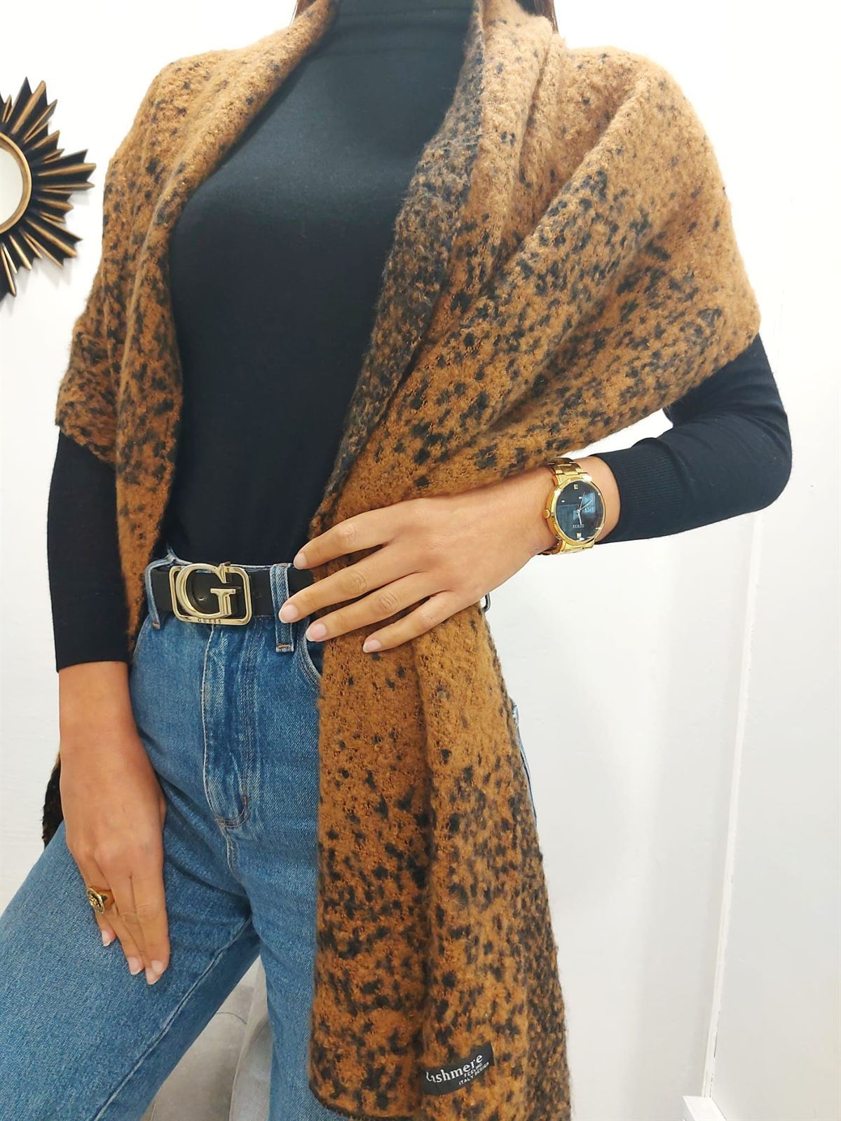 BUFANDA MARRON - Imagen 2