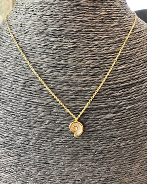 CADENA ACERO CARACOLA NACAR - Imagen 1