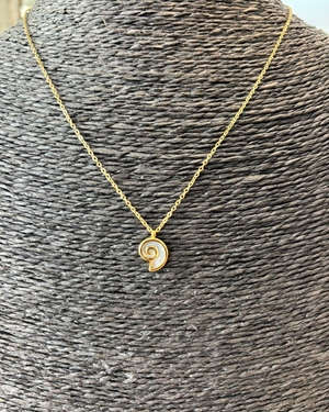 CADENA ACERO CARACOLA NACAR - Imagen 2