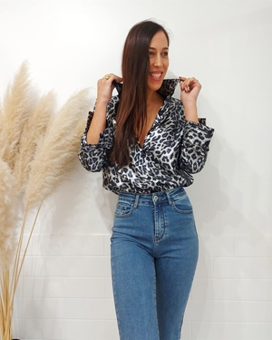 CAMISA ANIMAL PLATA - Imagen 1