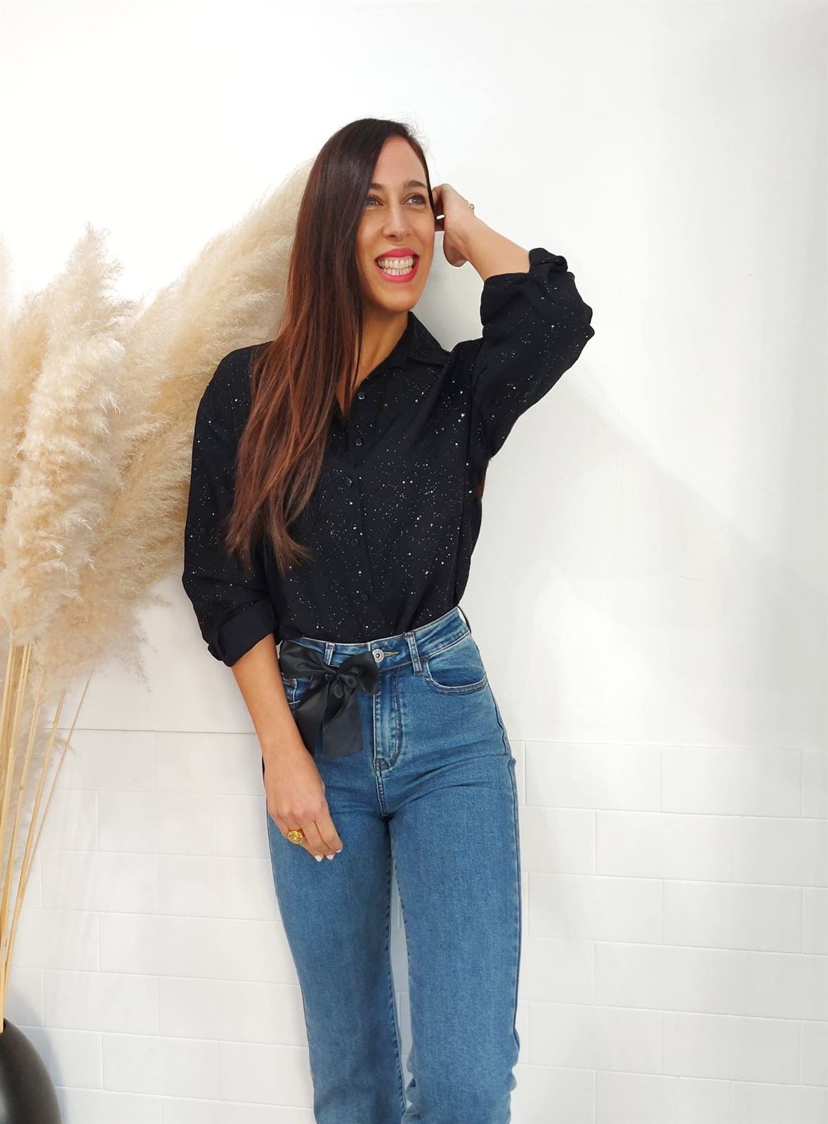 CAMISA BRILLI NEGRO - Imagen 3