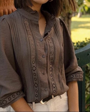 CAMISA CHOCOLATE - Imagen 1