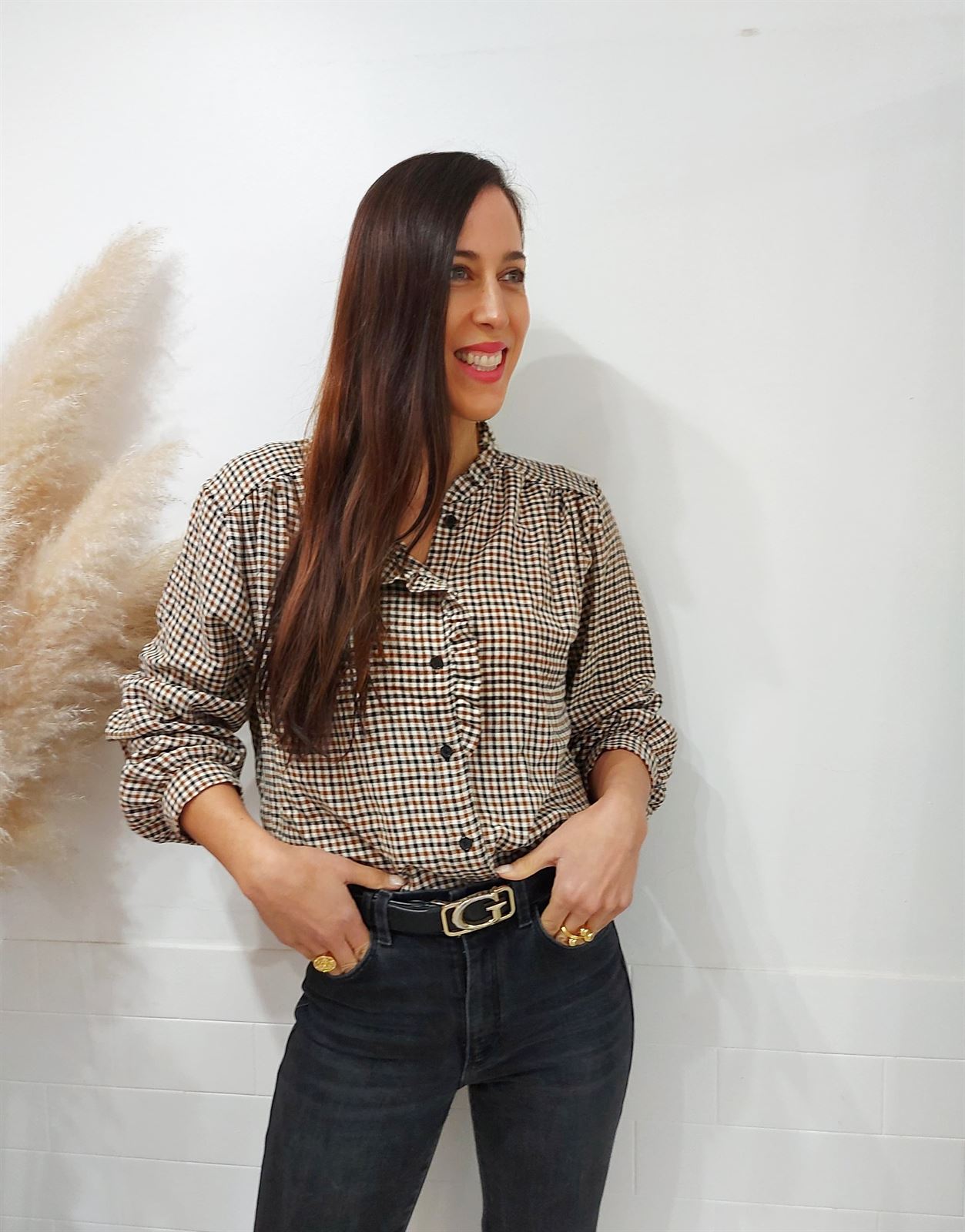 CAMISA CUADROS CHOCOLATE - Imagen 3