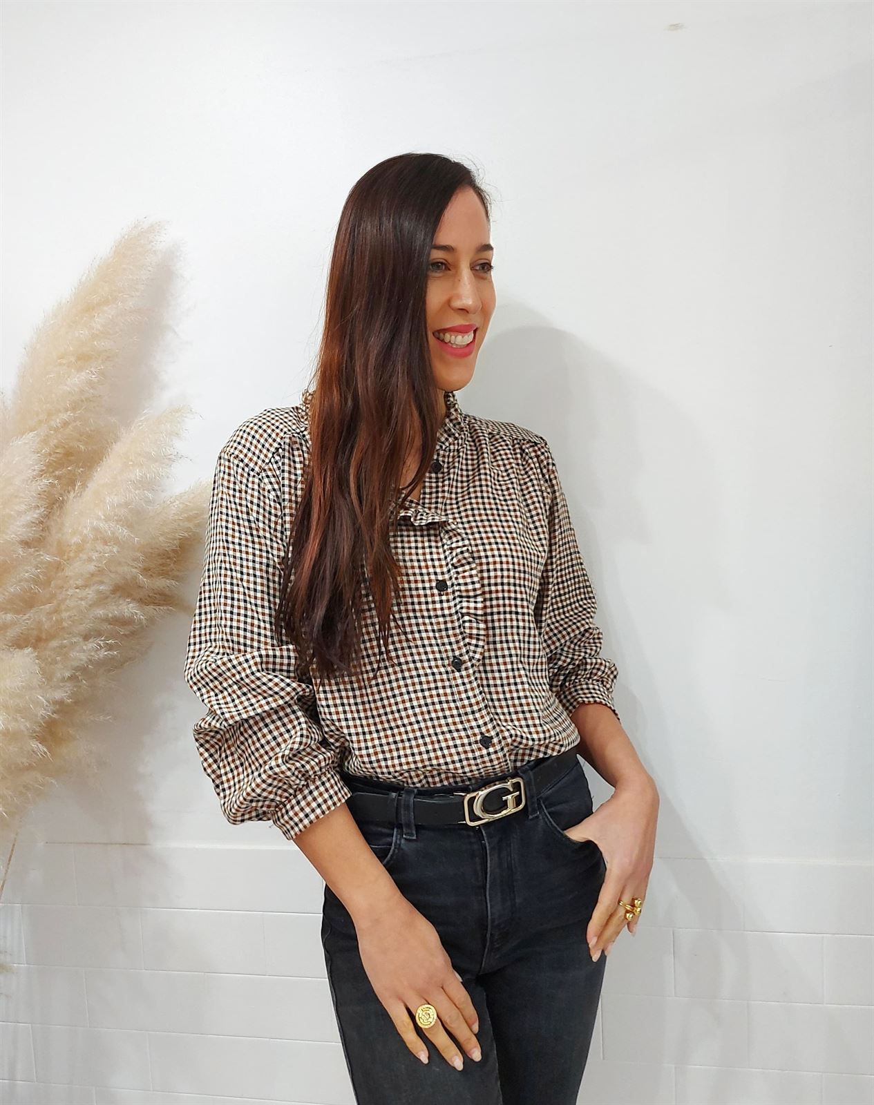 CAMISA CUADROS CHOCOLATE - Imagen 4