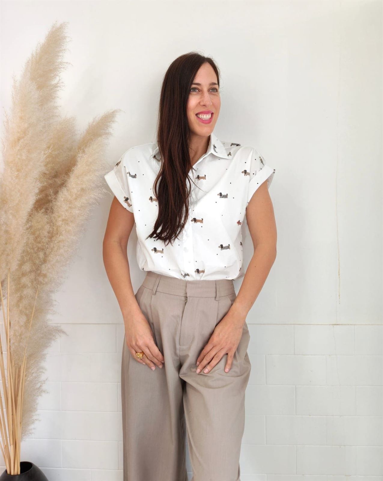 CAMISA DOGGY BLANCA - Imagen 5