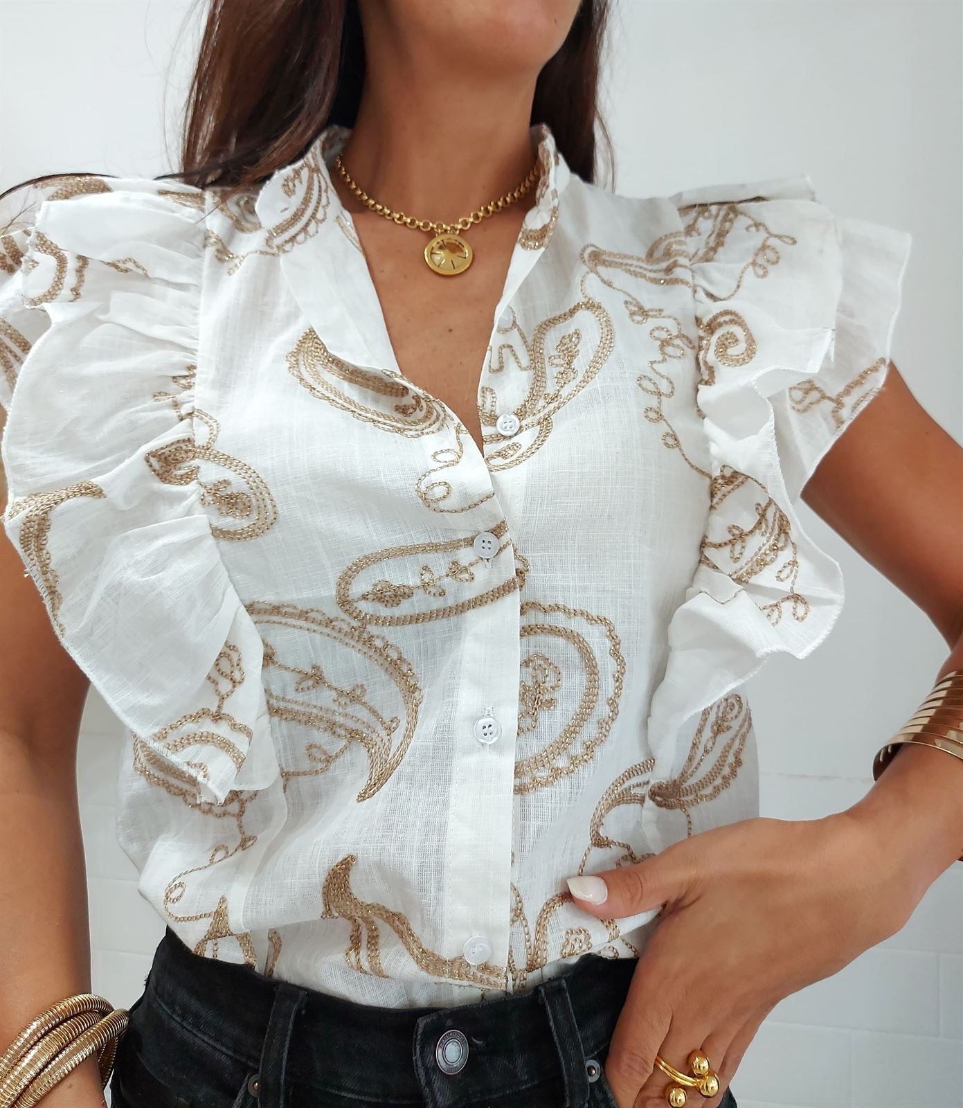 CAMISA DORADA - Imagen 2