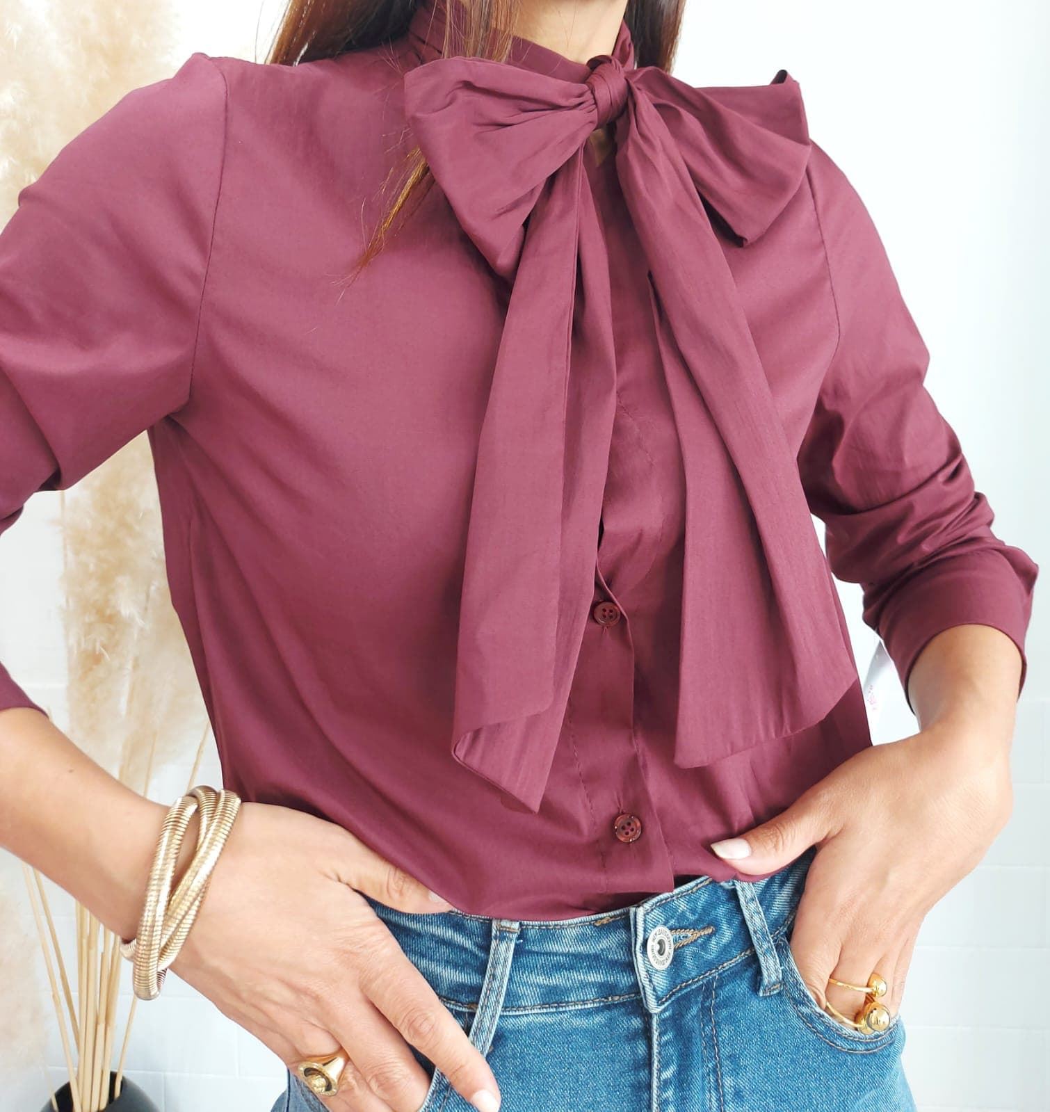 CAMISA LAZO BURDEOS - Imagen 2