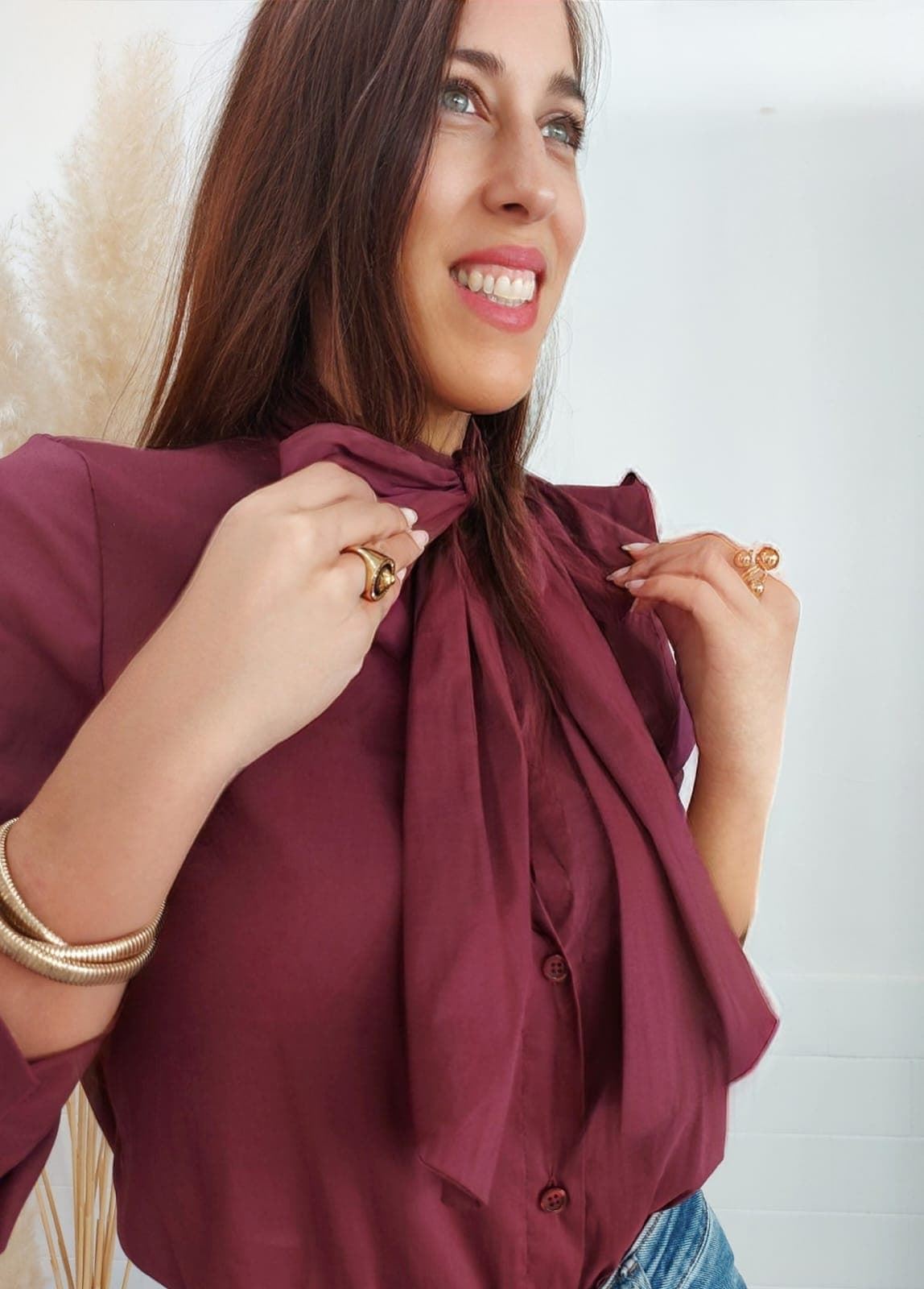 CAMISA LAZO BURDEOS - Imagen 4