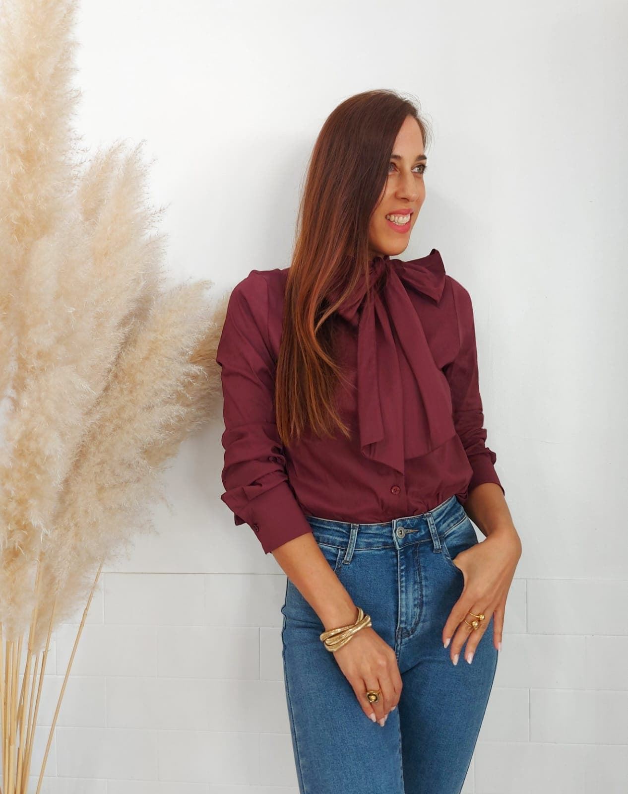 CAMISA LAZO BURDEOS - Imagen 7