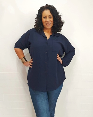 CAMISA MARINO OVERSIZE - Imagen 1