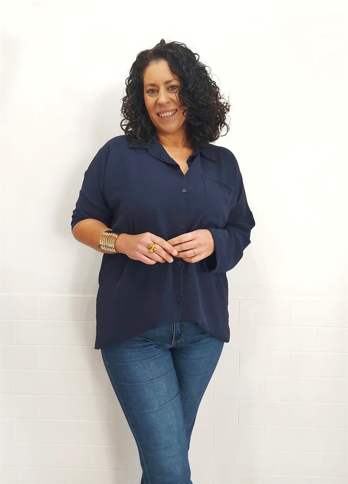 CAMISA MARINO OVERSIZE - Imagen 2