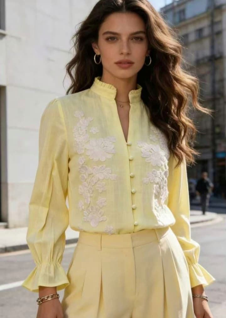 CAMISA VIENA AMARILLO - Imagen 1